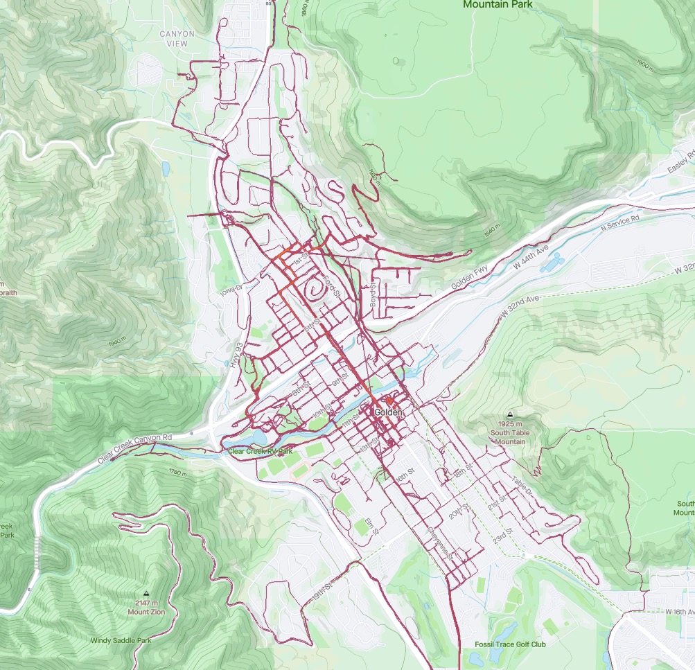 Strava Heat Map